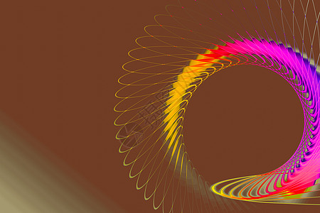带圆线的彩色圆形抽象背景几何旋转波浪状戒指涡流卷曲商业海浪创造力中心图片