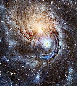 宇宙中星系的螺旋变星系图片