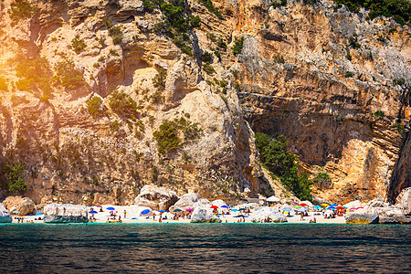 意大利奥罗西湾省国家公园和列为世界遗产 意大利 萨丁亚Sardinia岩石热带海岸假期旅行悬崖海景海滩海岸线海洋图片
