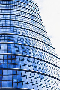 金融区企业办公楼 市中心现代摩天大楼 商业地产业务和当代建筑蓝色玻璃租赁语体城市景观奢华晴天公司建筑学图片