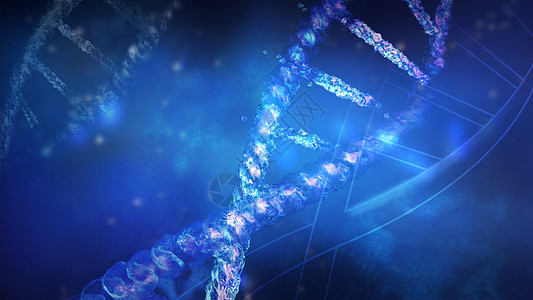 双螺旋脱氧核糖核酸链的碎片 接近3D制成工程测试药品科学药理遗传基因核苷酸生物代码图片