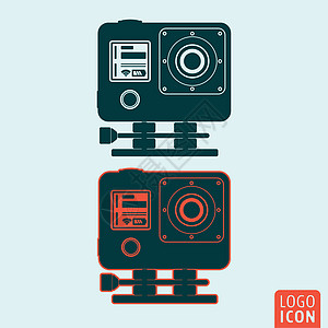 运动相机 ico凸轮插图技术用户网络界面录音机盒子电影袖珍图片