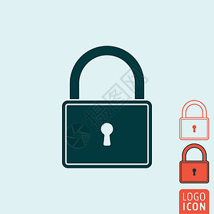 锁定图标隔离插图秘密标识互联网钥匙电脑绘画网络密码用户图片