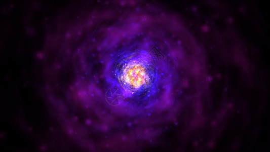 明亮圆形能量结构中的未来空间粒子插图星星星云科学球体射线戒指宇宙螺旋涡流图片
