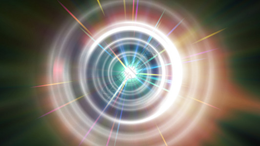 戒指光线 Orb 霓虹灯光线涡流魔法镜片纤维插图科学耀斑活力旋转边界图片
