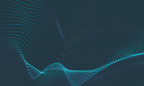 抽象音乐背景 大数据粒子流可视化 科学信息图表未来派插图 声波 声音可视化圆圈噪音粒子电脑溪流技术流动网络创造力毛刺图片