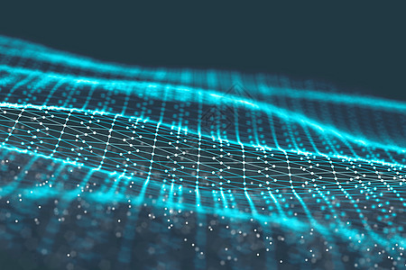 背景 3d 网格 网络技术 Ai 技术线网络未来派线框 人工智能  网络安全背景它制作图案宏观蓝色三角形数据渲染电脑插图互联网科图片