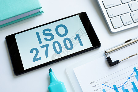 关于智能手机屏幕上ISO 27001标准的信息图片