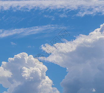 蓝天白云背景气氛空气阳光晴天自由天空环境天气气候天堂图片