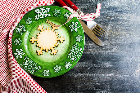圣诞节时间表设置环境生活季节性装饰品桌子派对盘子乡村餐巾季节图片