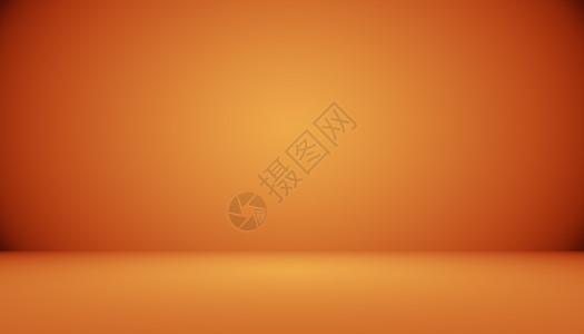 抽象平滑橙色背景布局设计 工作室 roomweb 模板 具有平滑圆渐变色的业务报告太阳插图横幅框架房间坡度奢华网络小册子海报图片