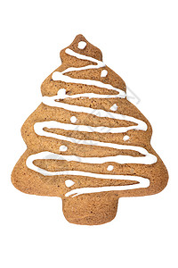 圣诞树形饼干食谱小吃高清图片