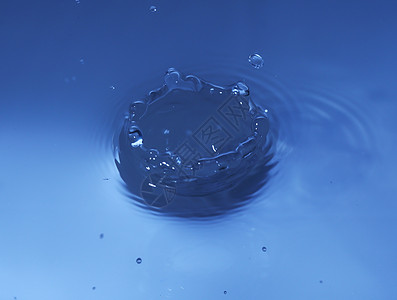 水喷洒 加上一滴水白色圆圈海浪气泡飞溅波纹运动液体青色水滴图片
