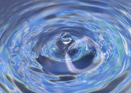 水滴滴子涟漪环境液体雨滴圆圈运动海浪反射气泡蓝色图片