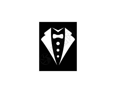 燕尾服标志 vecto商业侦探男性绅士管理人员夹克纺织品徽标裙子标识图片