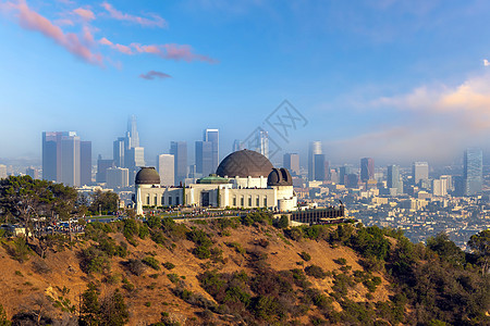 洛杉矶市中心天线城市风景图片