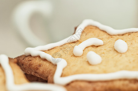 自制的生姜饼干假期乡村房子小吃烘烤盘子香料庆典季节糖蜜图片