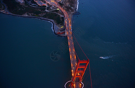 金金门桥空中观察天际海洋景观电缆天空直升机天线建筑学旅行地标图片