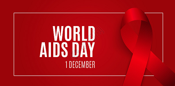 12月1日 世界艾滋病日背景 红丝带标志 矢量说明世界插图治愈癌症帮助死亡交往疾病幸存者生活图片