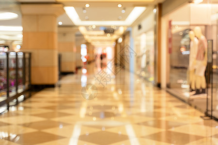 豪华百货商场购物中心内部抽象散焦模糊与购物季节设计的散景背景概念窗户陈列柜市场销售店铺出口反射奢华展示零售图片