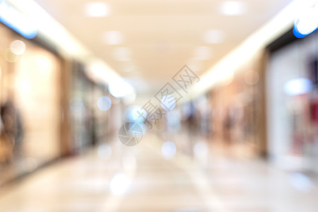 豪华百货商场购物中心内部抽象散焦模糊与购物季节设计的散景背景概念地面陈列柜奢华出口购物中心玻璃走廊走道展示商业图片