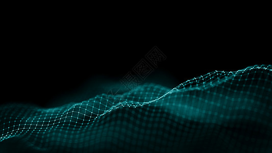 音乐背景 大数据粒子流可视化 科学信息图表未来派插图 声波 声音可视化溪流技术噪音代码网格毛刺流动创造力活力创新图片