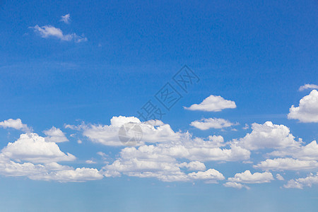 蓝天背景与云彩风景蓝色空气水平天空场景团体微风空白墙纸图片