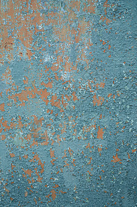 上的垂直背景旧裂纹油漆剥皮风化木材破坏控制板地面木头腐蚀蓝色栅栏图片
