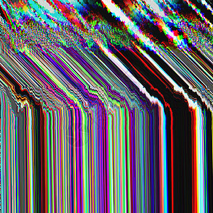 电视故障迷幻噪声背景旧 VHS 屏幕错误数字像素噪声抽象设计计算机错误 电视信号失灵 Grunge 风格的技术问题代码墙纸失真条图片