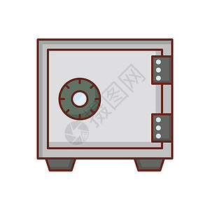 储物柜网络钱盒插图资金商业办公室战略银行金融钱箱图片