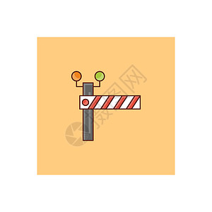 障碍屏障危险运输网络工作安全街道交通路障插图商业图片