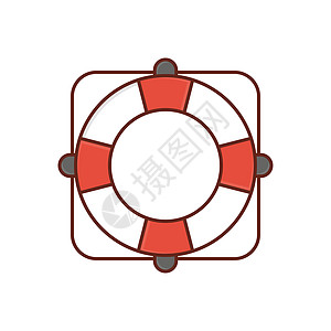 救生卫圆圈营销安全插图救援稻草游泳生存救命水池图片