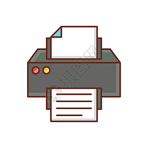 打印机传真网络技术插图办公室按钮墨水机器文档网站图片