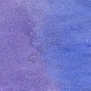 蓝色和紫色手绘水彩抽象背景天空插图海报艺术品水彩画艺术色彩绘画海洋图片