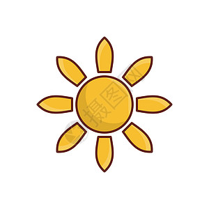 太阳季节阳光天气橙子日落插图太阳标志气候网络图片