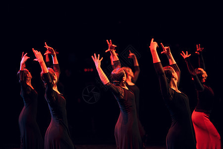 弗拉门科 舞台表演运动裙子庆典社会舞蹈红色演员音乐女孩衣服图片