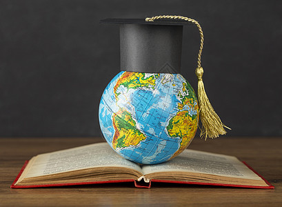 毕业帽地球地球图片