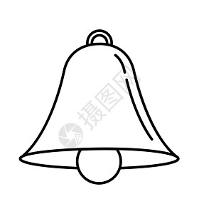 Bell 大纲图标矢量提醒插图白色黑色销售信号界面按钮门铃音乐网络图片