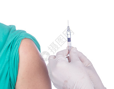 护士注射器为病人提供疫苗的护士注射器注射诊所手臂疾病流感医院感染医生糖尿病免疫图片