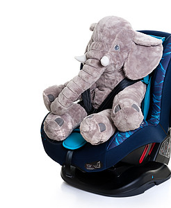 蓝儿童安全座座位马具婴儿座椅新生娃娃椅子带子父母乘客图片