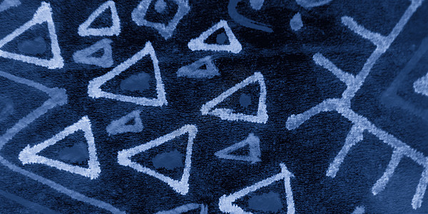 靛蓝抽象民族纹理 艺术家地毯靛青海浪丝绸国家菱形部落动机马赛克艺术品图片