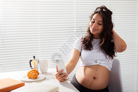 孕妇早餐母性图片高清图片