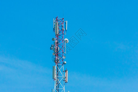 高空信号天线电信移动网络和无线互联网图片