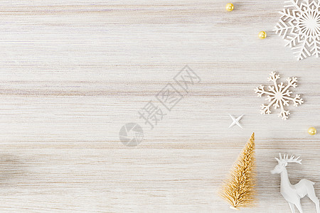 圣诞和装饰的复制空间假期框架礼物渲染空白小样庆典画廊3d创造力背景图片