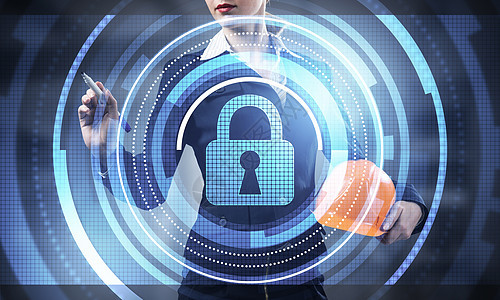 计算机安全和信息技术贮存服务网络界面技术工程创新蓝色风险安全帽图片