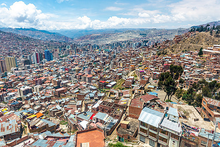 玻利维亚拉巴斯市运输景观索道天空建筑学技术建筑物天线爬坡道城市图片