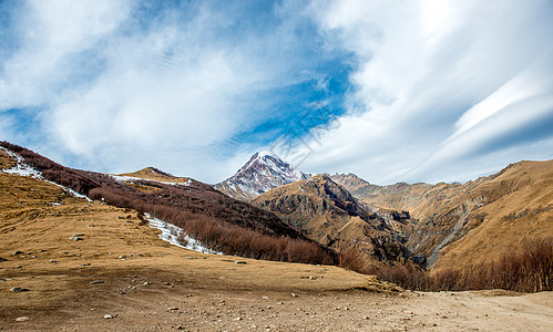 格鲁吉亚的森林 山峰和山区 面积图片