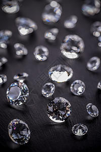 精明钻石宝石珠宝宝藏力量圆形反射财富石头黑色奢华图片