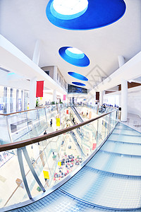 商场内地玻璃建筑楼梯城市建筑学技术画廊人群零售场景图片