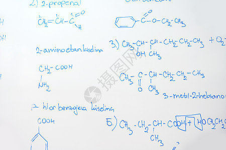 白野猪上的化学分子结构工作数学考试知识黑板方程学习老师遗传学科学图片